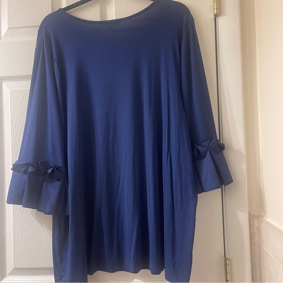 ❤️2/$15 or 3/$21❤️ Lane Bryant 3/4 Sleeve Top, Size 18/20 - Picture 6 of 8